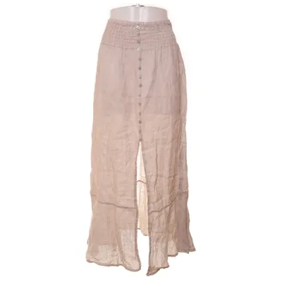 Maxi nederdel (Beige) fra Made in italy Linned