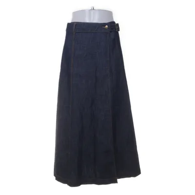 Maxi rok (Blauw) van Zara Katoen, Linnen