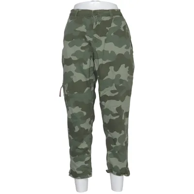 Cargo pants (Green) from ESPRIT Cotton, Elastane