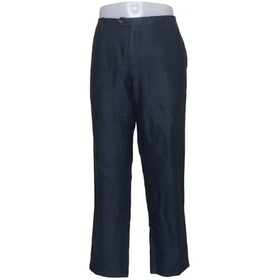 Pantalon de costume (Bleu) de Etro Coton, Lin, Laine