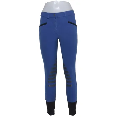 Pantalon d'équitation (Bleu, Noir) de Hööks Coton, Élasthane, Polyamide