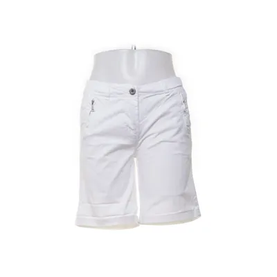 Denim shorts (Wit) van Made in italy Katoen, Elastaan