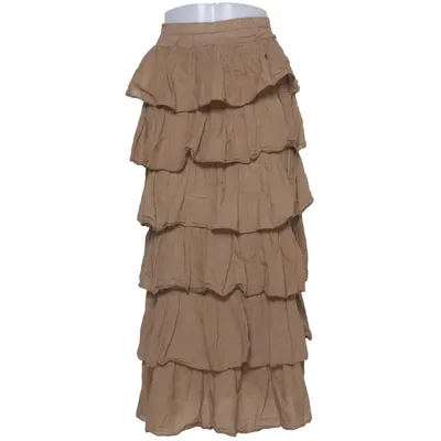 Långkjol (Beige) från Marta Bomull, Viskos