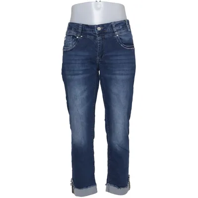 Spijkerbroek (Blauw) van M.O.D. Katoen, Elastaan, Polyester
