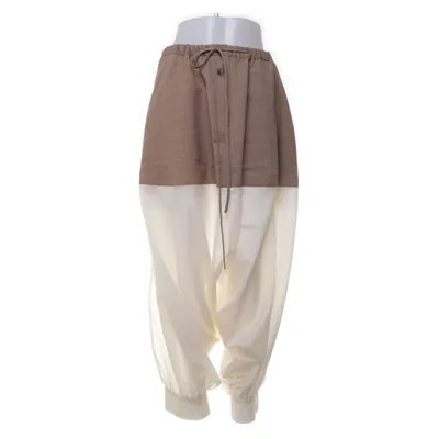 Harem pants (Brown, Beige) from Loewe Cupro, Viscose