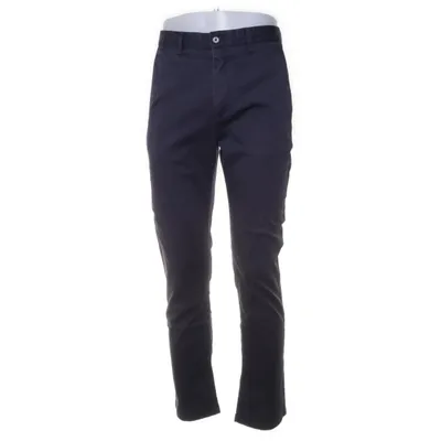 Broek (Blauw) van Acne Katoen, Elastaan