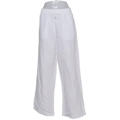 Pantalon (Blanc) de H&M Premium Quality Lin, Viscose