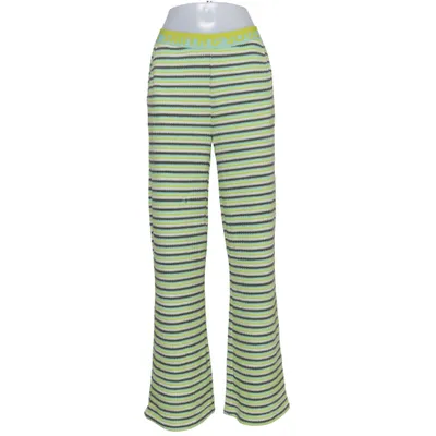 Palazzobukser (Grøn, Blå, Hvid) fra Smith & Soul Elastan, Polyester, Viscose