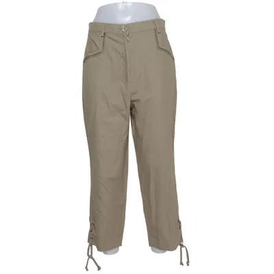 Three-quarter pants (Beige) from Rose-Dirndl Cotton, Linen