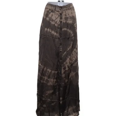 Jupe longue (Vert, Multicolore) de Rabens Saloner Viscose