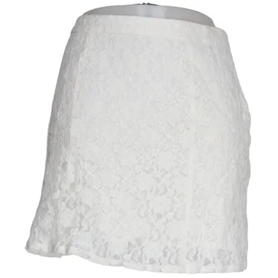 Kjol (Vit) från Abercrombie & Fitch Bomull, Polyamid, Viskos