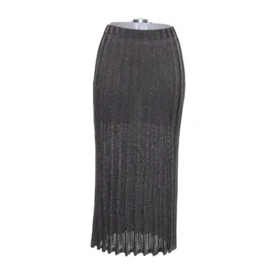 Jupe (Gris) de Arket Fibre métallique, Viscose