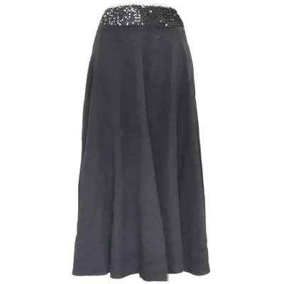 Maxi skirt (Black) from Klaus Steilmann Acetate, Viscose