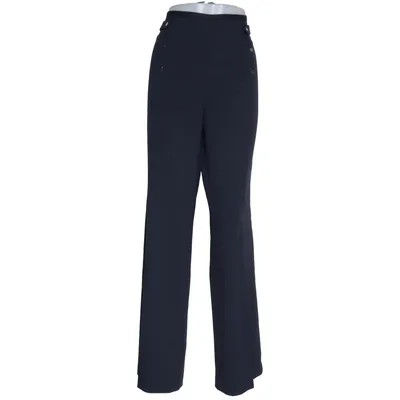 Byxor (Blå) från Laura Clement Elastan, Polyester, Viskos