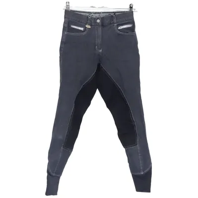 Pantalon d'équitation (Noir) de USG Coton, Élasthane, Polyamide, Polyuréthane