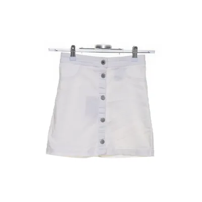 Jeanskjol (Vit) från H&M Bomull, Elastan