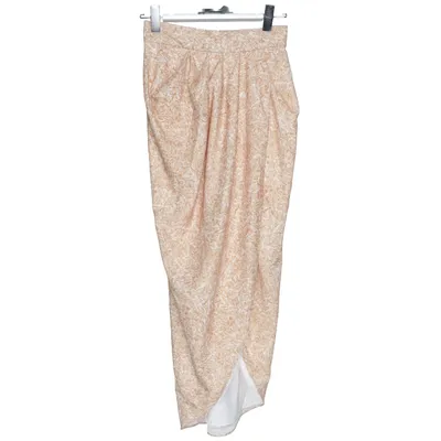 Wikkelrok (Beige) van Keepsake Elastaan, Polyester