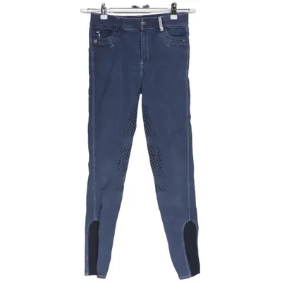 Ridebukser (Blå) fra Covalliero Bomuld, Elastan, Polyester