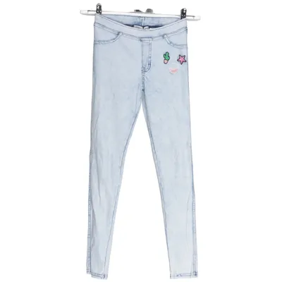 Jeans (Blå) från H&M Bomull, Elastan, Polyester