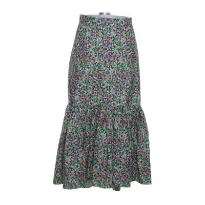 Långkjol (Grön, Flerfärgad) från H&M Trend Bomull