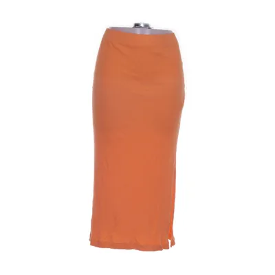 Maxi nederdel (Orange) fra MbyM Elastan, Viscose