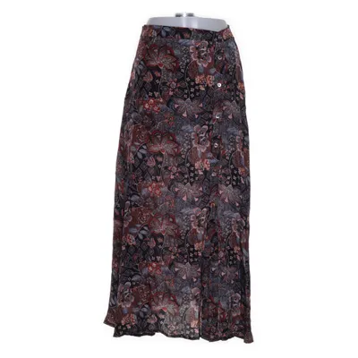 Maxi nederdel (Sort, Flerfarvet) fra Maison Hotel Viscose