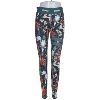Träningstights (Svart, Flerfärgad) från Stronger Elastan, Polyester