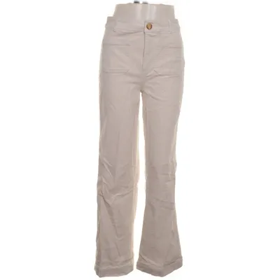 Corduroy broek (Beige) van Costes Atelier Katoen, Elastaan