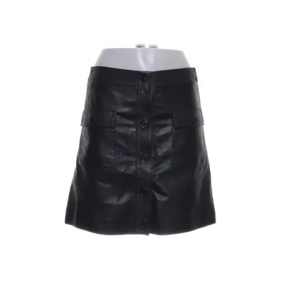 Läderkjol (Svart) från Stand Mocka, Polyester, Skinn
