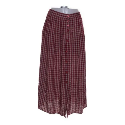 Långkjol (Röd, Vit) från Casual by Lindex Polyester, Viskos