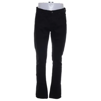 Jeans (Svart) från Crocker Bomull, Elastan