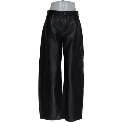 Lederhose (Schwarz) von H&M Edition Leder, Viskose