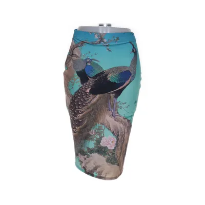 Kjol (Grön, Flerfärgad) från Blackmilk Elastan, Polyester