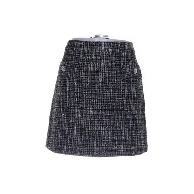 Skirt (Black, White) from Network Acrylic, Polyester