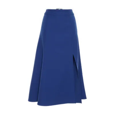 Maxi skirt (Blue) from Stine Goya Elastane, Polyester