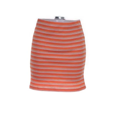 Rok (Oranje, Beige) van Mango Katoen, Elastaan, Polyester