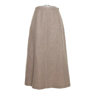 Maxi rok (Beige) van Laura Ashley Wol, Acetaat