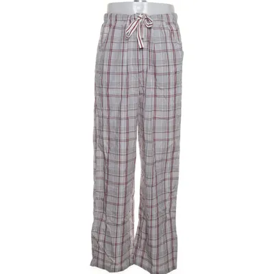 Pyjamasbyxor (Grå, Röd, Vit) från Livergy Bomull