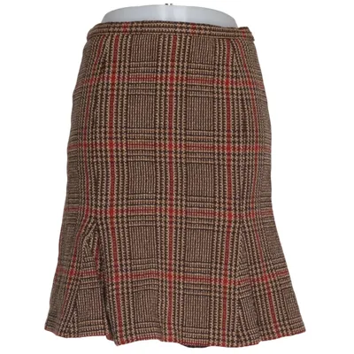 Kjol (Brun, Röd, Flerfärgad) från Massimo Dutti Woman Bomull, Polyester