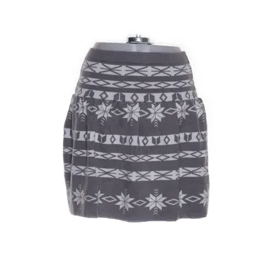 Skirt (Gray, White) from Isbjörn Acrylic, Cotton