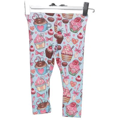 Leggings (Blau, Mehrfarbig) von Six Bunnies Elasthan, Bio-Baumwolle