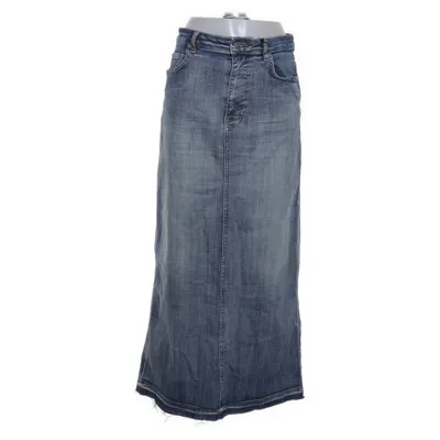 Jeanskjol (Blå) från Ganni Elastan, Ekologisk bomull