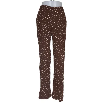 Palazzo pants (Brown, White) from Zara Basic