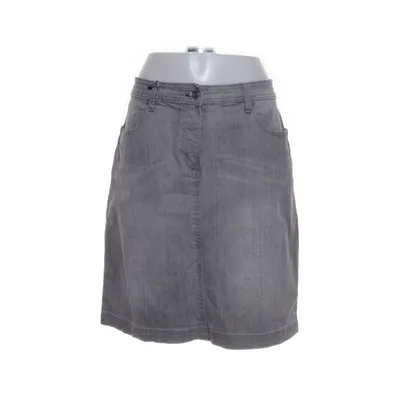 Denim skirt (Gray) from Usha Cotton, Elastane