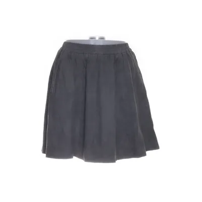 Leather skirt (Gray) from Denim Hunter Suede, Leather, Polyester