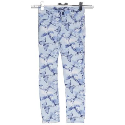 Jeans (Blue, White) from Dopo Dopo Girls Cotton, Elastane, Polyester