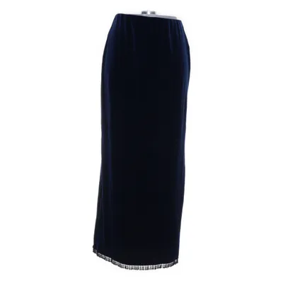 Maxi rok (Blauw) van Twice Elastaan, Polyester