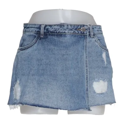 Skort (Blå) fra ONLY Blue Denim Bomuld