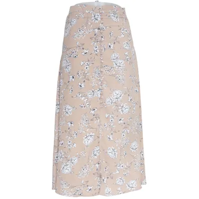Långkjol (Beige, Vit) från Sweewë Polyester, Viskos