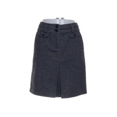 Kjol (Grå) från Zero Polyester, Viskos, Ull